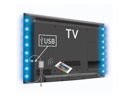 7335 led pasek na zadni stranu televizoru rgb s usb 8 7w