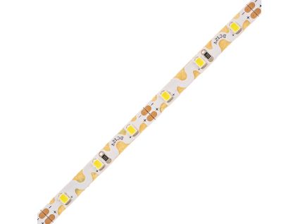 LED pásek ohebný Teplá bílá (Napětí 12V DC, Stupeň krytí IP20 - vnitřní, Výkon 6,2W/m)