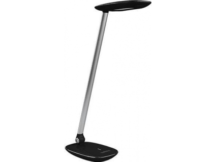 Černá LED stolní lampička s USB 9W Moana denní bílá
