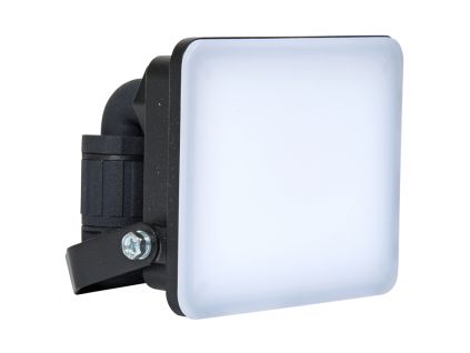 Černý LED reflektor FIST 5000K IP65 (Barva světla Studená bílá, Stmívatelnost Stmívatelný, Výkon 30W)