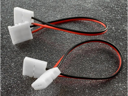 Konektor + kabel + konektor LED pásek 8mm