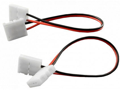 Konektor + kabel + konektor LED pásek 10mm
