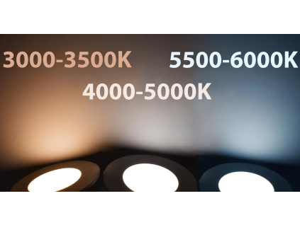 Nikl vestavné podhledové LED svítidlo 7,5W denní bílá IP44 230V