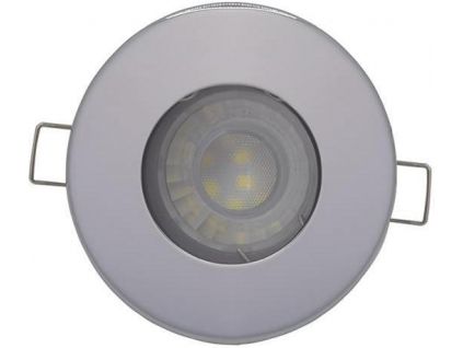 8055 chrom vestavne podhledove led svitidlo 7 5w denni bila ip44 230v