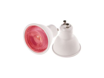 94506 barevna led zarovka gu10 3w60d cervena