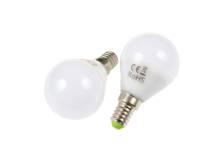 LED žárovka E14 LU5W teplá bílá