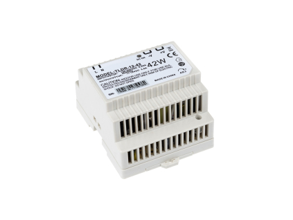 LED zdroj 12V 42W na DIN lištu IP20 vnitřní