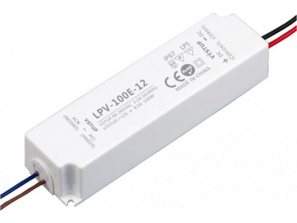 LED zdroj 12V 100W LPV IP67 voděodolný