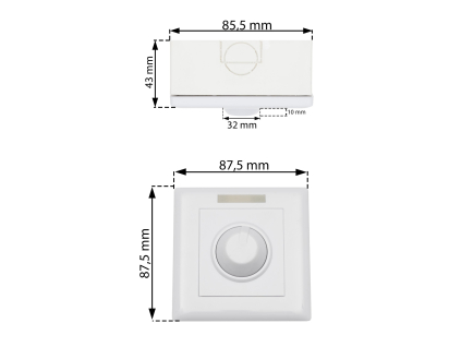 LED ovladač stmívač M2