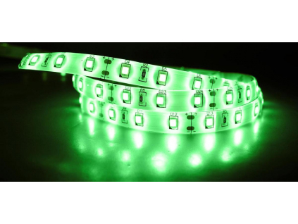 LED pásek zalitý 4,8W/m zelená 12V