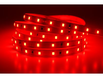 LED pásek červená (Napětí 12V DC, Stupeň krytí IP20 - vnitřní, Výkon 4,8W/m)