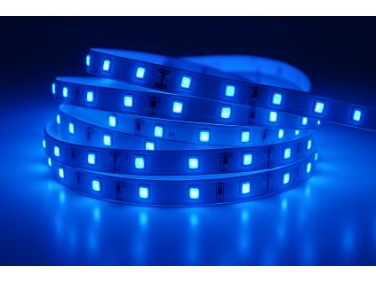 LED pásek modrá (Napětí 12V DC, Stupeň krytí IP20 - vnitřní, Výkon 4,8W/m)