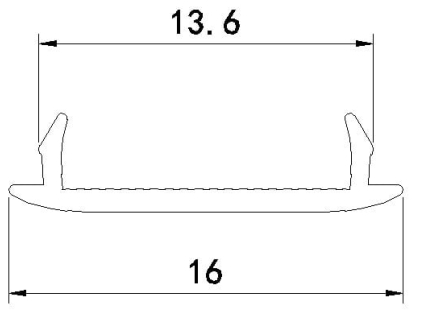 Difuzor D1, N2, N3, N4, N6, N8, R1, V5, K, S, N10 Click čirý 1m