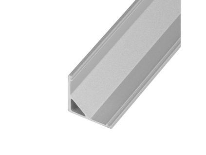 LED profil R5 - rohový, Profil bez krytu 1m
