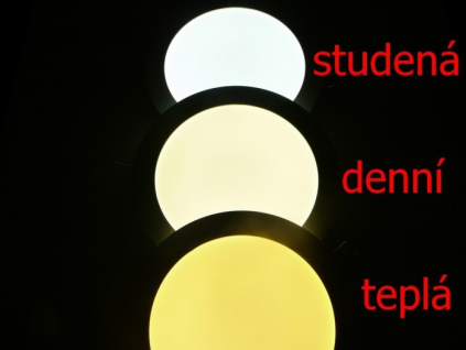 LN6 LED panel 6W kulatý 120mm denní bílá