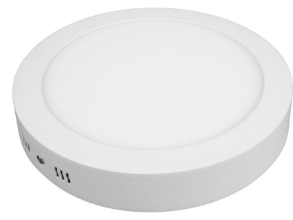 95547 2 pl18 led panel 18w prisazeny kulaty 220mm denni bila