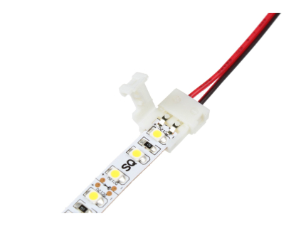 1barva přípojka pro LED pásek s kabelem 8mm