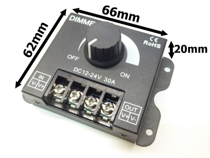 LED ovladač stmívač M6 30A