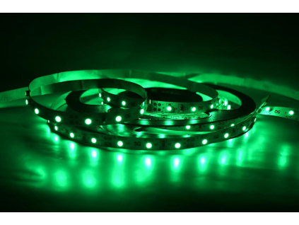 LED pásek 9,6W/m vnitřní zelená 24V