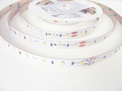 LED pásek vnitřní záruka 5 let 24V (Barva světla Teplá bílá, Stupeň krytí IP20 - vnitřní, Výkon 12W/m)