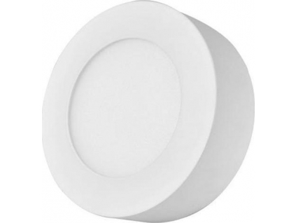 Stmívatelný bílý kruhový přisazený LED panel 120mm 6W teplá bílá