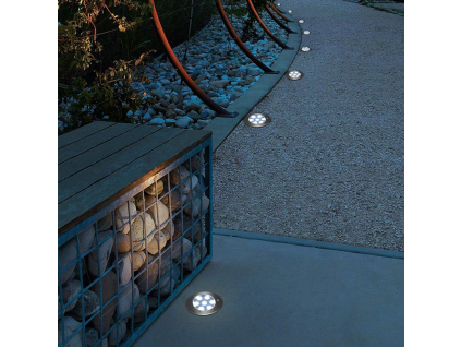 Pojezdové zemní LED svítidlo 5W studená bílá