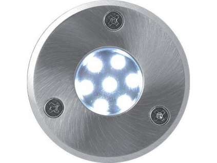 Pojezdové zemní LED svítidlo 1W studená bílá 52mm