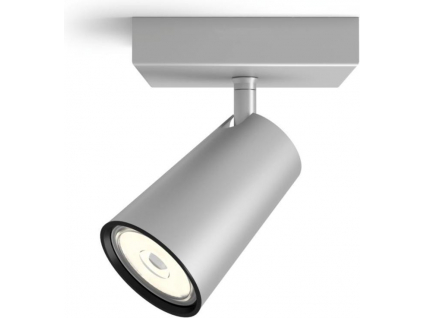 Philips LED bodove přisazené svítidlo GU10 10W denní bílá stříbrné Paisley 50571/48/PN