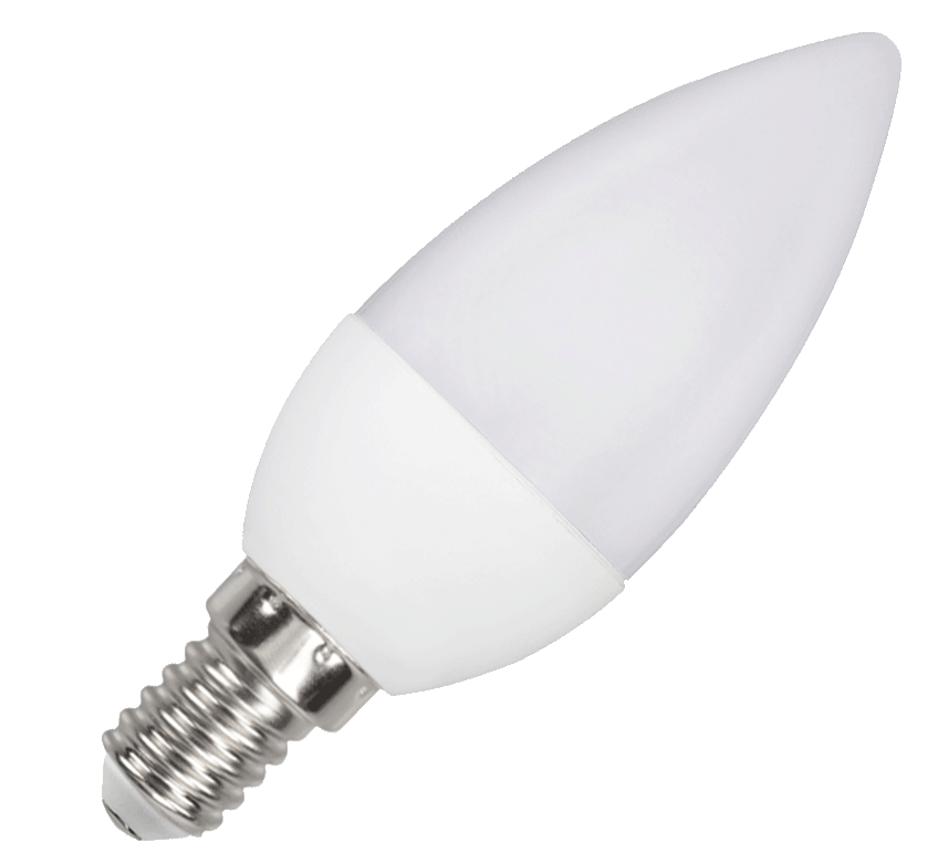 Svíčka LED žárovka E14 SVC37 5W teplá bílá
