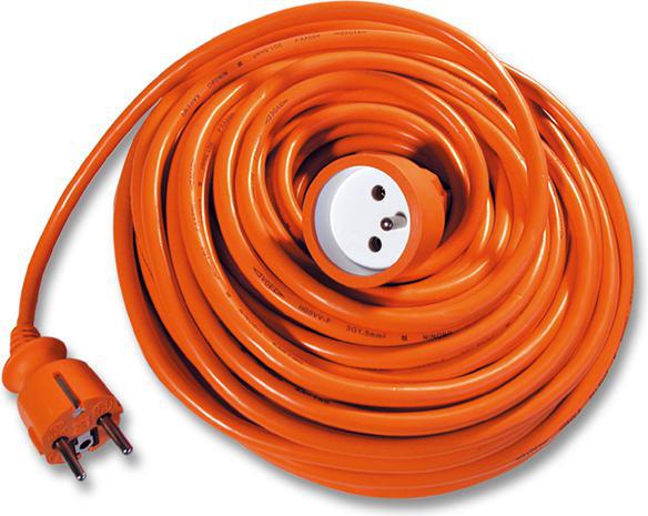 Prodlužovací kabel-spojka oranžový 3x1 5mm 30m
