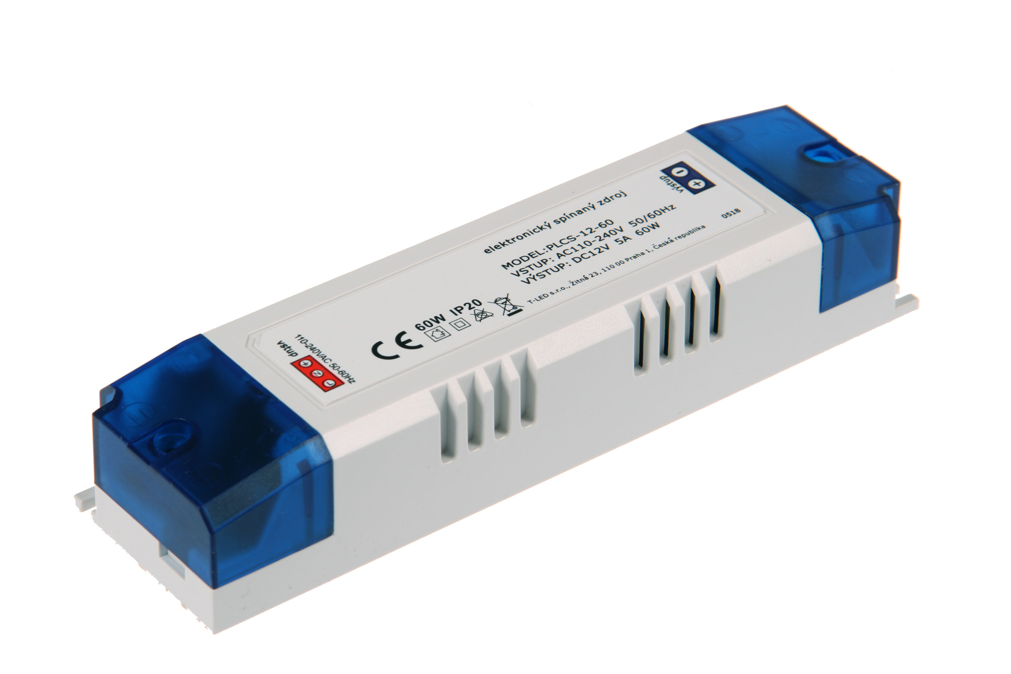 LED zdroj PLCS 12V 60W IP20 vnútorný (PLCS 12V)
