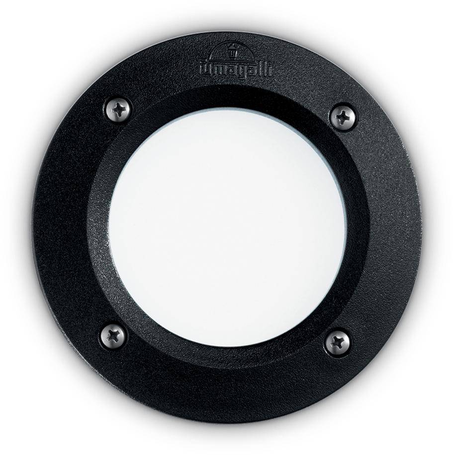 Ideal lux LED Leti round bodove svítidlo nero max 3W gx53 / 096551