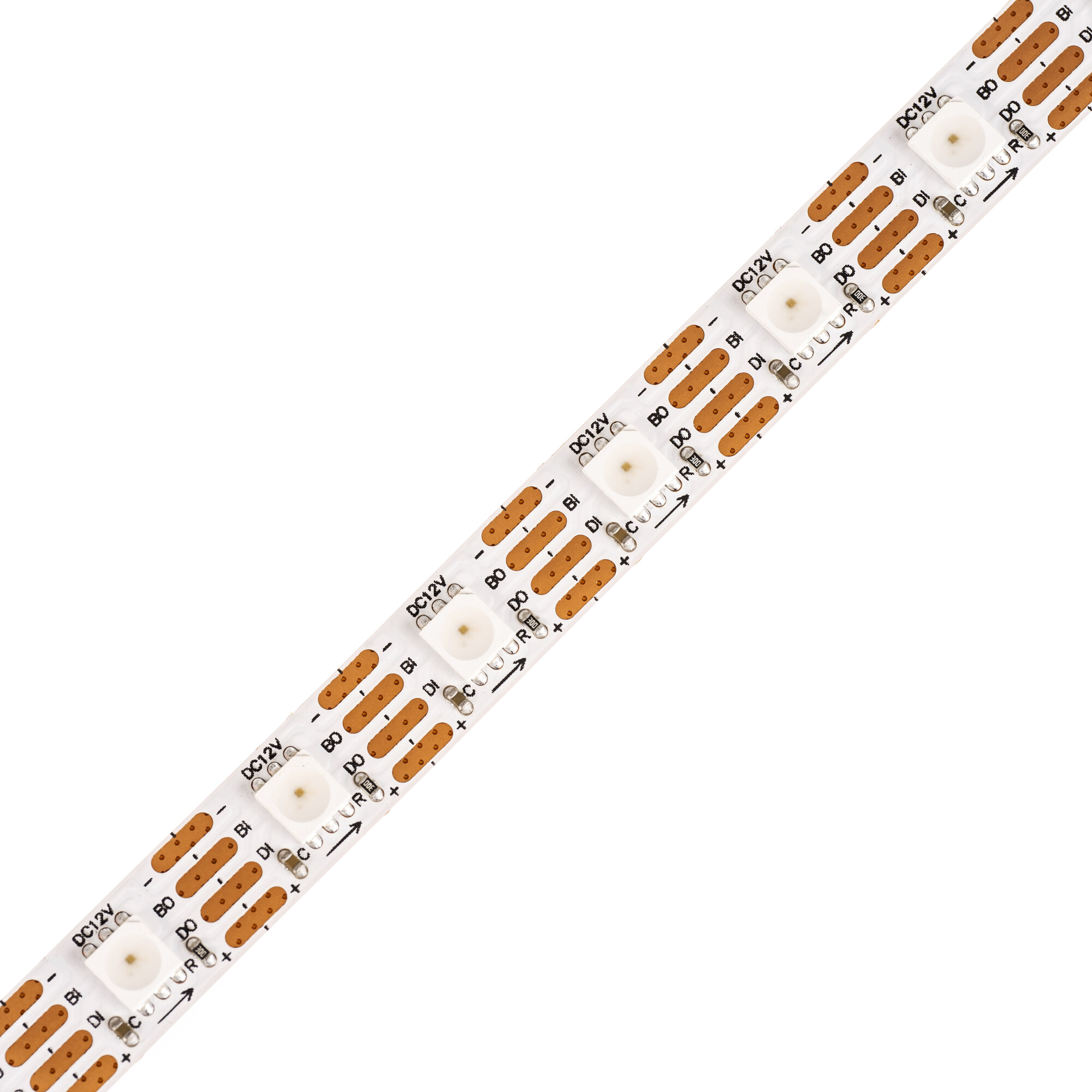LED pásik 14,4W/m bez krytia digitálny RGB