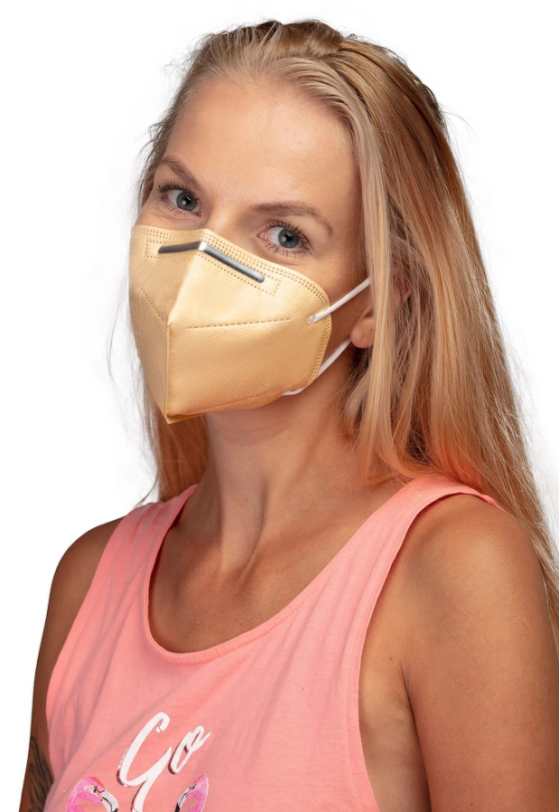 Zlatý Respirátor FFP2 / KN95 10 ks - Zlatý Respirátor FFP2 / KN95 10 ks