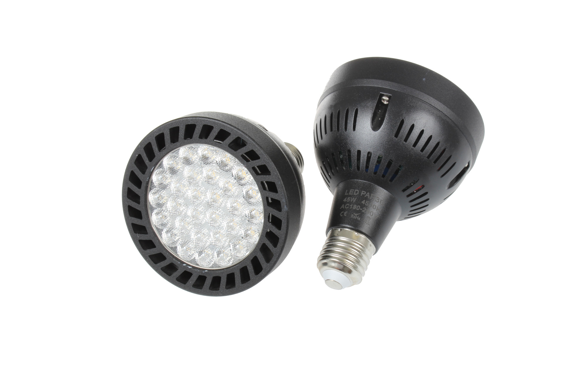 LED žárovka E27 PAR30 OB45-24 černá