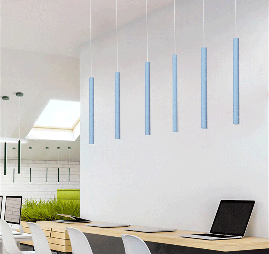 Modré LED vestavné thin