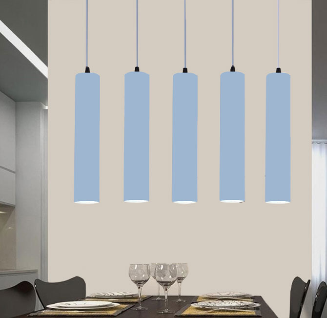 Modré LED vestavné thin