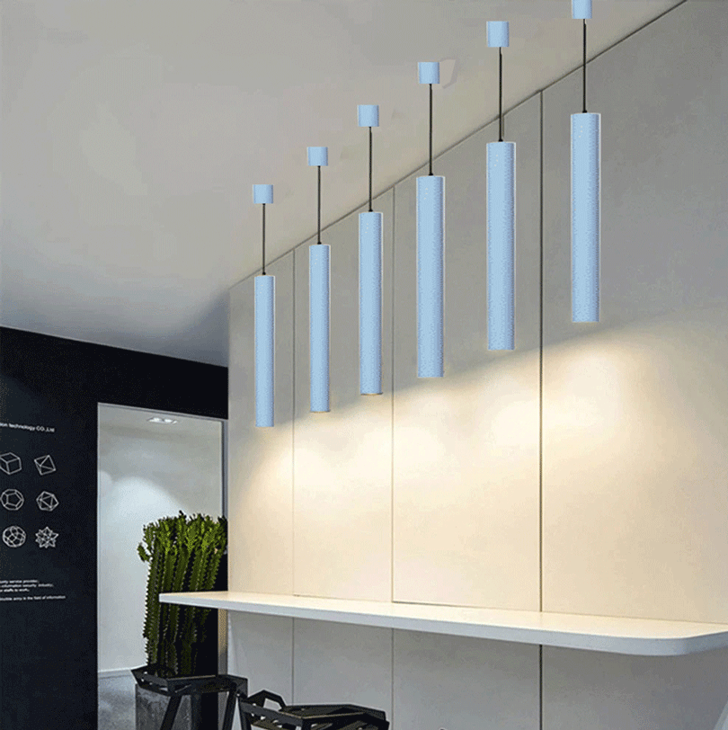 Modré LED vestavné thin