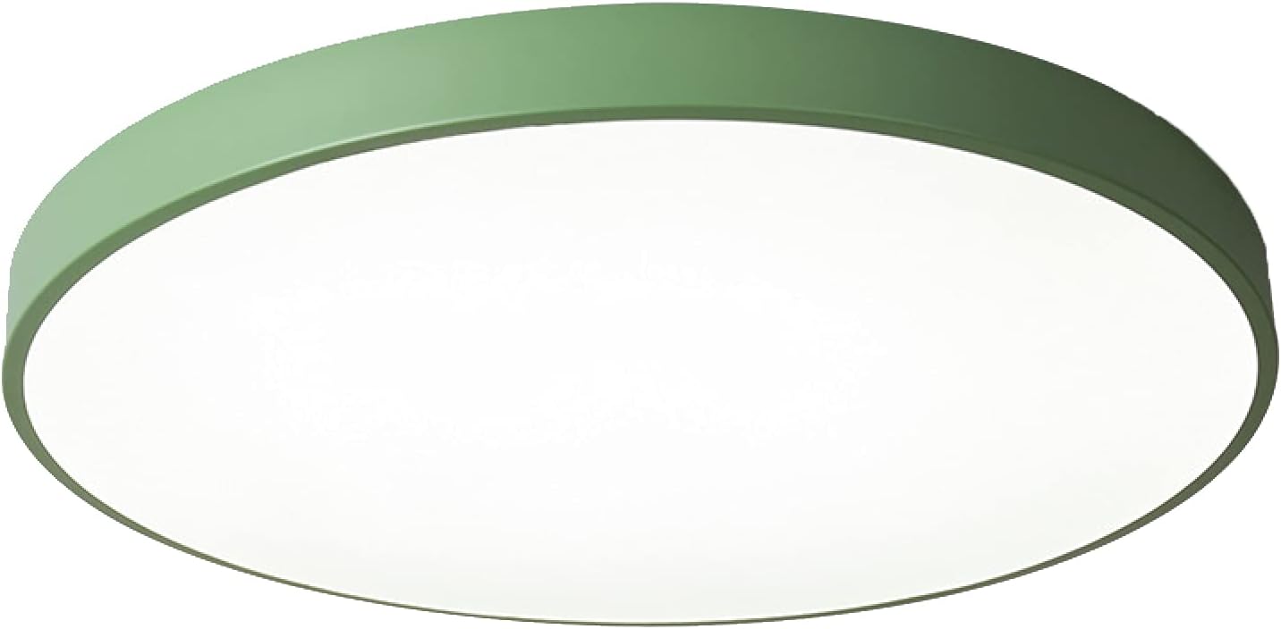 Zelený designový LED panel kulatý