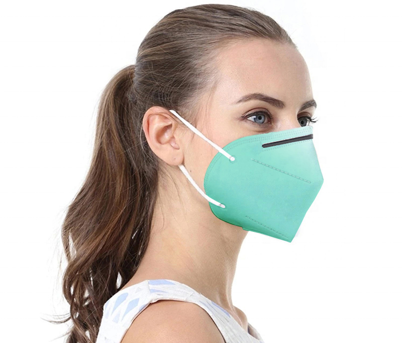 Zelený Respirátor FFP2 / KN95 10 ks – Zelený Respirátor FFP2 / KN95 10 kusov