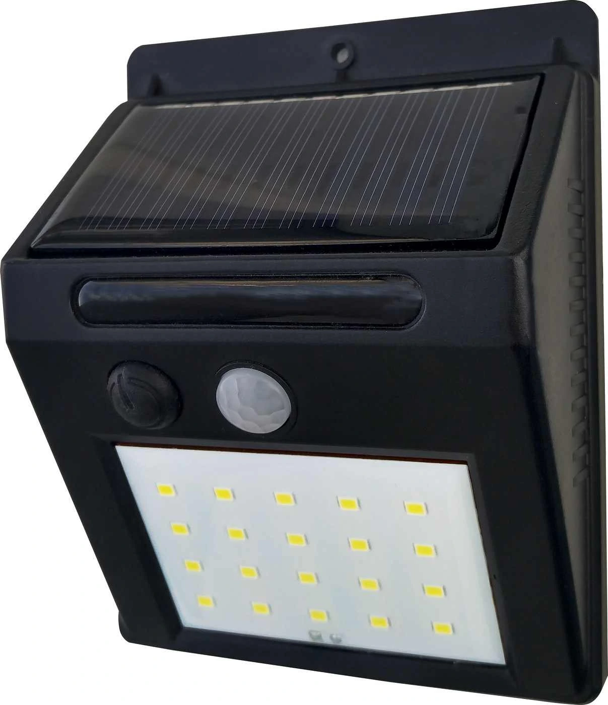 Nástěnné LED světlo EMA solar PIR 20LED denní bílá