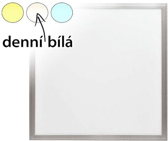 Stříbrný podhledový LED panel 600x600mm