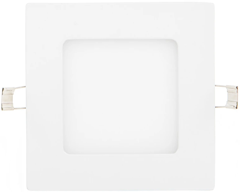 Stmívatelný bílý vestavný LED panel 120x120mm 6W studená bílá