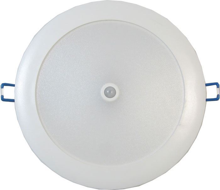 LED zabudovateľné svetlo 19W s PIR senzorom 230V denná biela