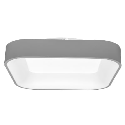 šedé LED stropní čtvercové svítidlo 40W CCT 3000-6500K NEST