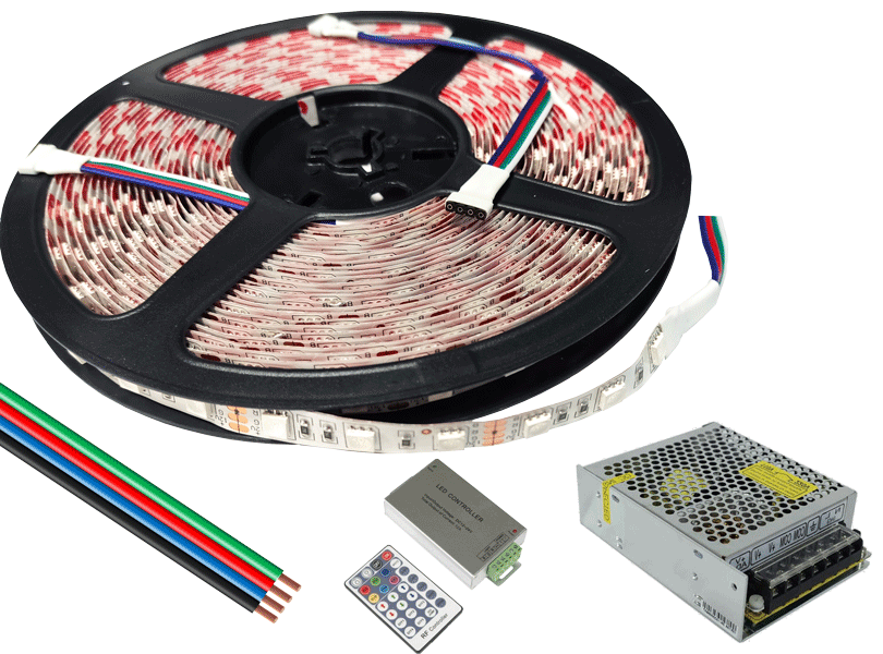 Kompletná sada LED pásikov RGB 7m 100W