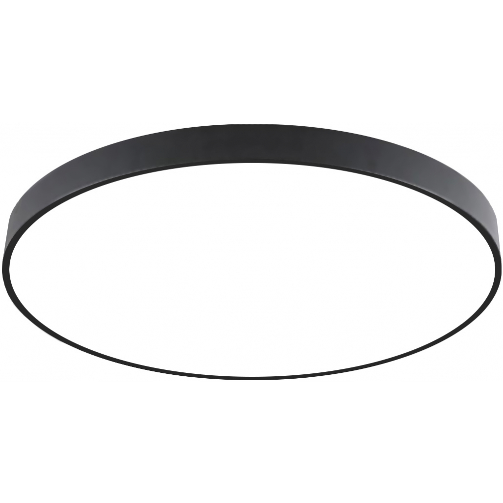 Čierny stropný LED panel 400mm 24W denná biela s čidlom