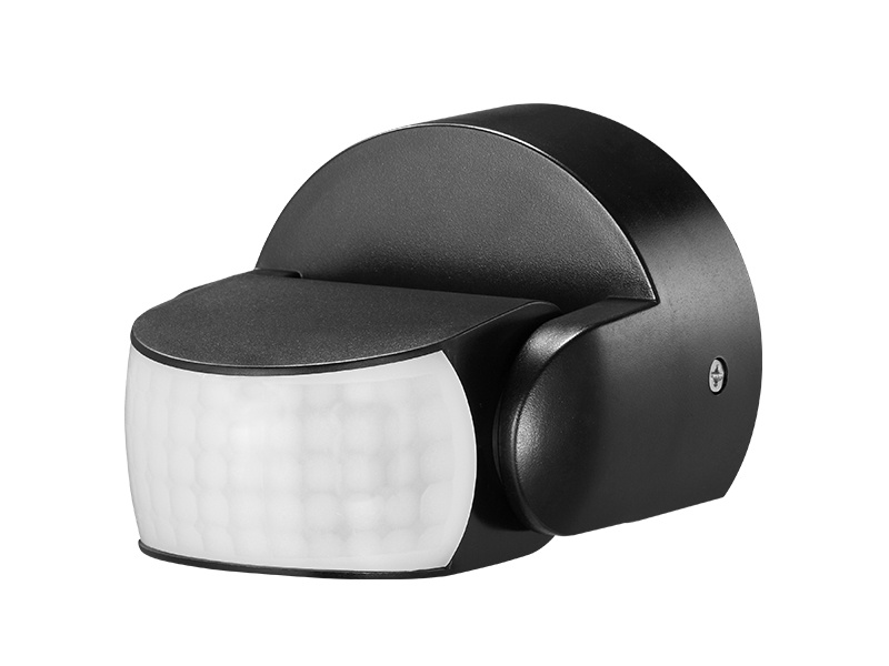 PANLUX SENSOR PIR pohybové čidlo 180° čierny