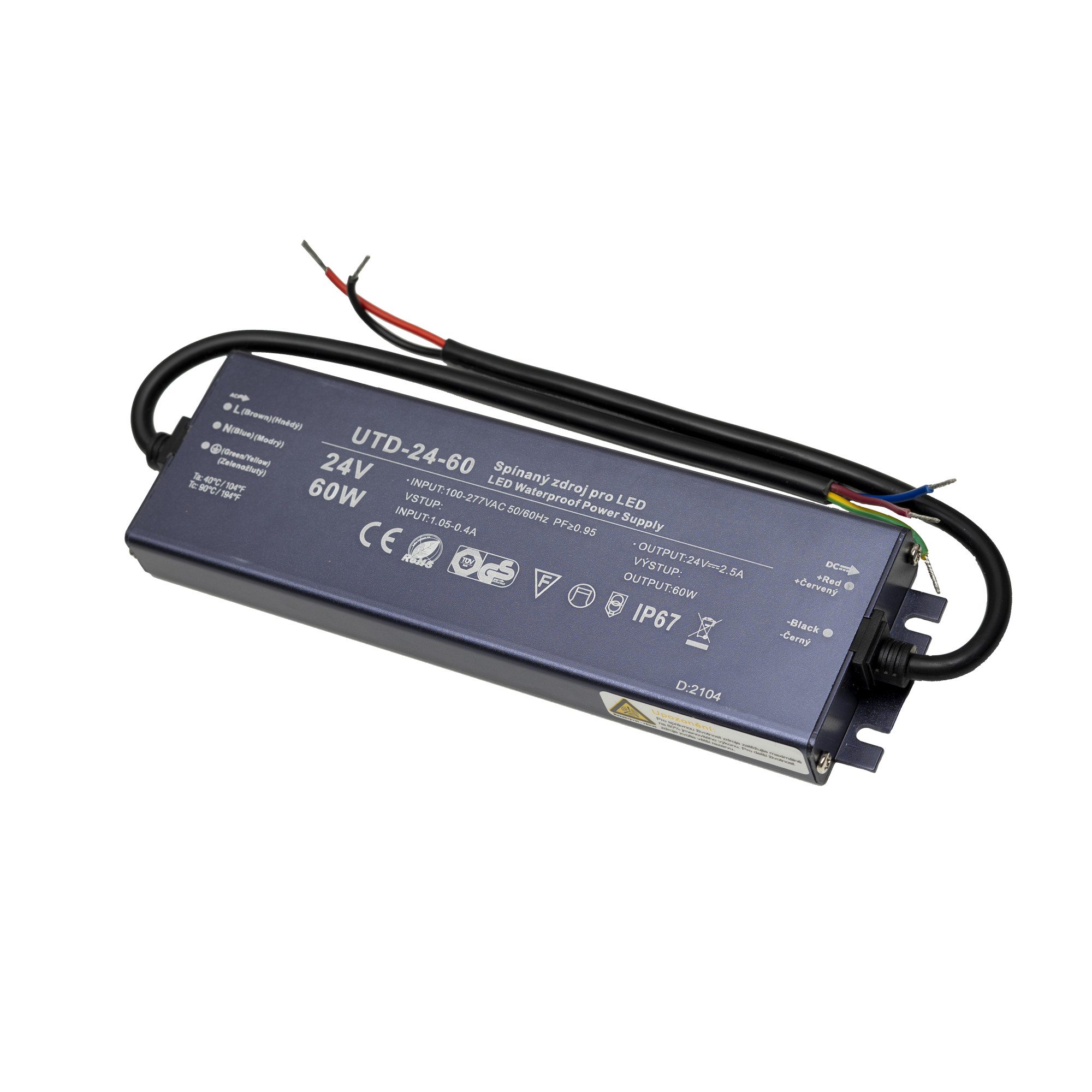 LED zdroj 24V 250W UTD-24-250 Záruka 5 let