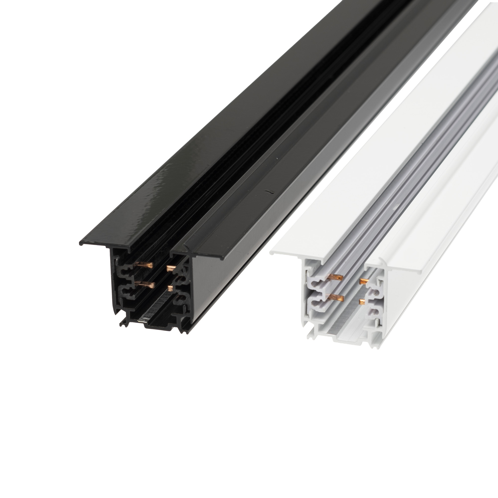 Vestavná třífázová lišta Z3F, 100cm černá lišta